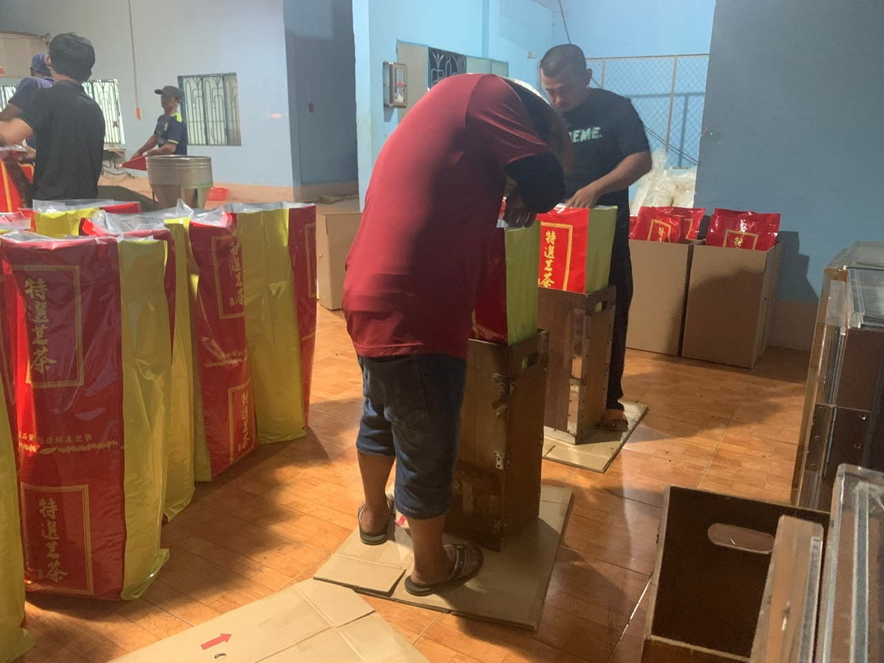 Đóng gói trà Oolong