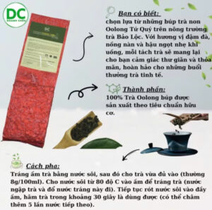 Thông tin thành phần và hướng dẫn pha trà