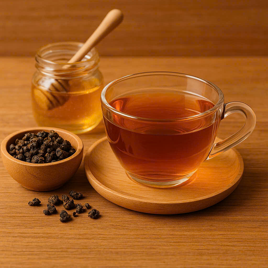 trà oolong rang mật ong