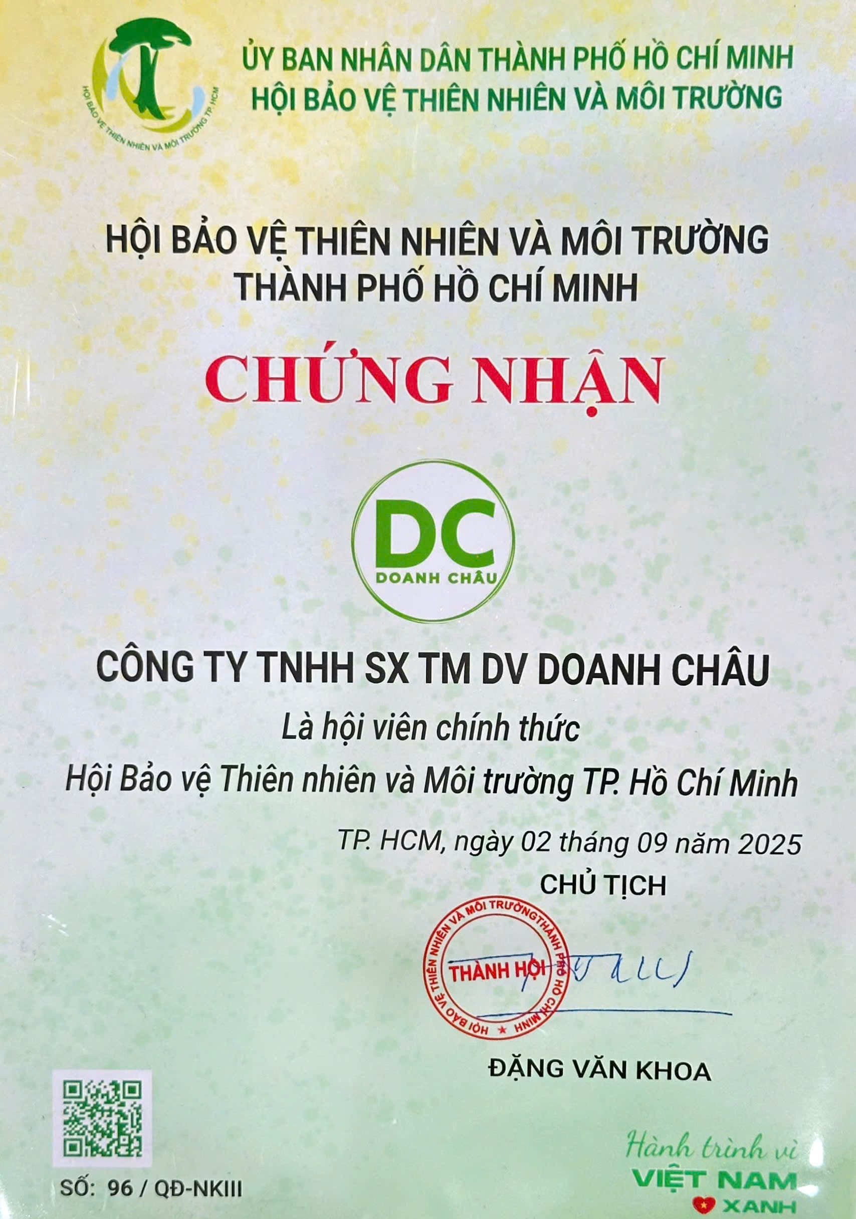 Chứng nhận 2