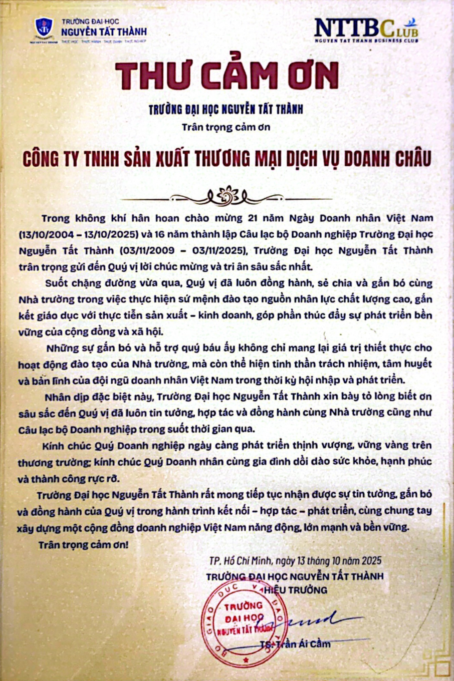 Chứng nhận 5